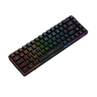 AJAZZ 黑爵 K685T 68键 2.4G蓝牙 多模无线机械键盘 黑色 国产青轴 RGB