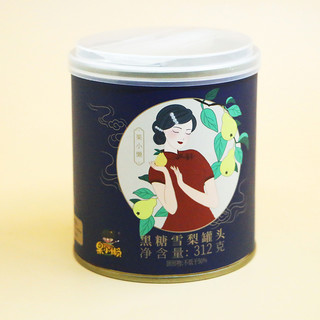 TIANTONG FOODS/天同时代 黑糖雪梨罐头312gx3罐