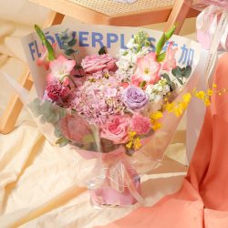 花加鲜花绿植 Flowerplus 花加女生节主题鲜花礼盒 晴空 蓝紫色混合花束3月7日收花 赠随机花瓶 保鲜液 多少钱 什么值得买