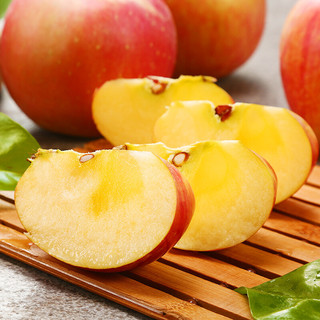 京鲜生 塞外红阿克苏苹果礼盒5kg 果径80-85mm 生鲜水果