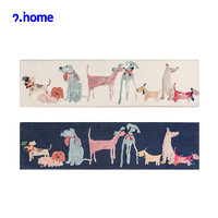 青山美宿 英国设计师合作系列宠物狗地毯 Blue 400*1400mm
