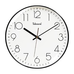 Telesonic 天王星 現代簡約鐘表家用客廳靜音掛鐘時尚北歐裝飾時鐘