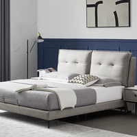 ZUOYOU 左右家私 DR101 北欧科技布床 冰川灰 1.5m床