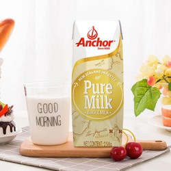 Anchor 安佳 全脂纯牛奶 258g*12盒