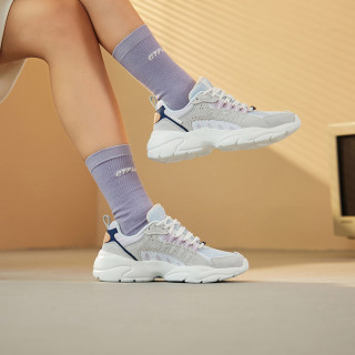 li-ning 李宁 运动休闲鞋女追月经典时尚百搭低帮运动鞋潮流老爹鞋女