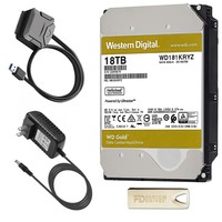 西部数据 WD181KRYZ 金盘 机械硬盘 18TB