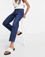 TOPSHOP Straight jeans in indigo