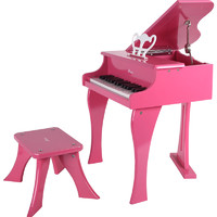 Hape 钢琴30键机械三角立式木质小女孩初学者可弹奏宝宝儿童玩具琴