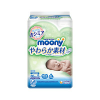 moony 尤妮佳婴儿湿纸巾80*5宝宝湿巾湿巾纸新生儿母婴