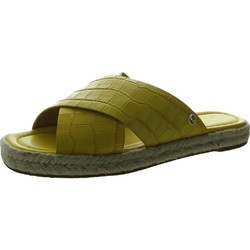 MICHAEL KORS 迈克·科尔斯 MICHAEL Michael Kors Womens Linden  Leather Slide Sandals