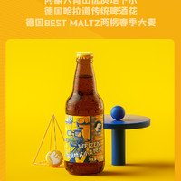 steppeo 云湃 精酿啤酒组合德式小麦精酿啤酒白啤330ml*6瓶整箱装