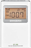 SANGEAN 山进 DT-160 白色(Pocket 160)