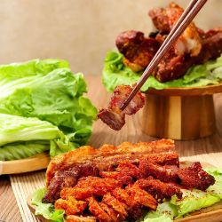 lism脆皮烤肉脆皮五花肉200g3袋蘸料