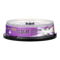 Unislan 紫光电子 紫光（UNIS）CDR光盘  钻石系列  8CM(3寸)小盘 24速 刻录盘  210M 桶装10片  A+