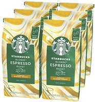 STARBUCKS 星巴克 BLONDE Espresso Roast 全豆咖啡豆，中度烘焙, (6 x 200g)