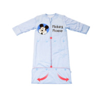 Disney 迪士尼 DBA11 儿童成长型睡袋 蓝色米奇 100*140cm