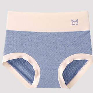 Miiow 猫人 女士莫代尔三角内裤套装 MR010 3条装(浅粉色+雀蓝色+淡蓝色) XL