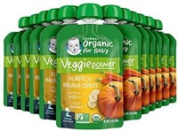 Gerber 嘉宝 Organic 2nd Foods 婴幼儿辅食，南瓜，香蕉，胡萝卜，12包