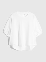 Gap 盖璞 女装|纯棉泡泡袖短袖T恤2022春季新款