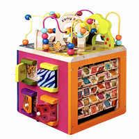 88VIP：B.Toys 比乐 木立方 绕珠百宝箱玩具
