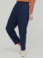 Gap 盖璞 女装|轻透气系列 棉麻混纺高腰廓形纸袋裤