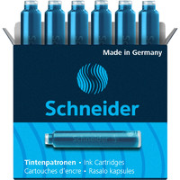 Schneider 施耐德 6601 钢笔墨囊 土耳其蓝 6支装