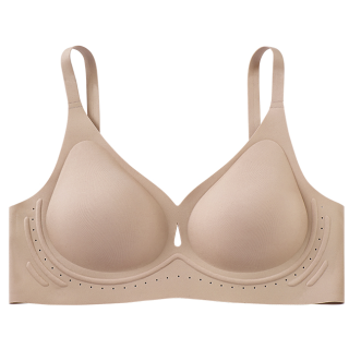 sujibra素肌良品女士无钢圈文胸mx109zd素肌肤xl