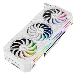 ROG 玩家国度 STRIX GeForce RTX 3090 O24G WHITE 显卡 24GB 白色