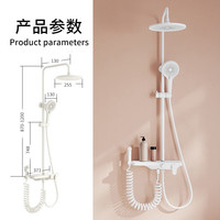 diiib 大白 皓月白系列 皓月白四功能置物淋浴花洒