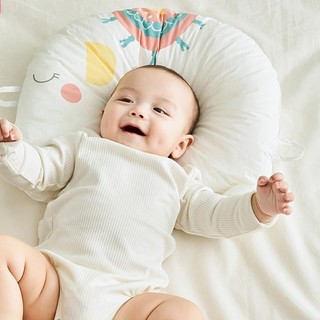 佳韵宝 婴儿定型枕头纠正头型新生儿0-1岁宝安抚枕防头偏睡觉神器 云梦白