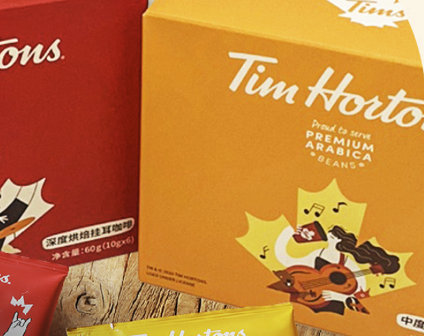 Tim Hortons 缤纷民谣 中度烘焙 挂耳咖啡 60g