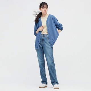 UNIQLO 优衣库 休闲开衫(水洗产品新牛仔风外套) 446905