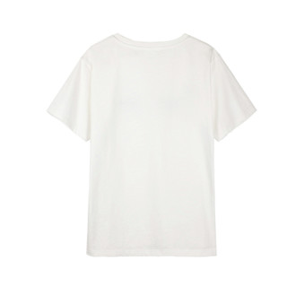ITIB X LA DÉCORATION 女士圆领短袖T恤 I212TXG018 白色 M