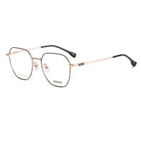 康视顿 SF519 黑金色合金板材眼镜框+1.74折射率 防蓝光镜片