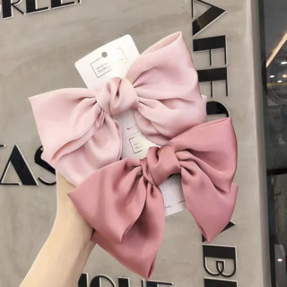 KASENTU 卡森图 蝴蝶结发夹套装 韩粉色+黑色 2件套