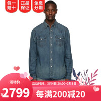 拉夫劳伦RRLRalph Lauren 衬衫男士奢侈品 DARK WASH XXL