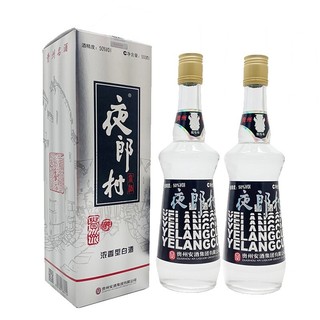 贵州安酒 夜郎村窖酒黑标浓香型50度500ml*6瓶装纯粮白酒送礼自饮