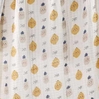 gb 好孩子 水果嘉年华系列 婴儿6层纱布浴巾