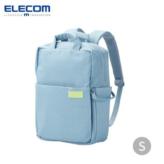 ELECOM 宜丽客 日本轻便电脑包off toco双肩包13.3英寸 浅蓝色S