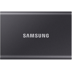 SAMSUNG 三星 T7 便攜式固態硬盤 - 1TB - USB 3.2 Gen.2 外置固態硬盤，鈦灰色 （MU-PC1T0T/WW）