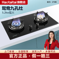 Haotaitai 好太太 燃气灶家用厨房煤气灶鸳鸯九孔灶液化天然气2199