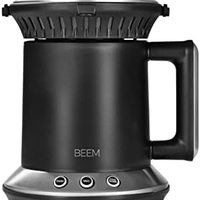 BEEM 咖啡烘焙机 4257 ROAST-PERFECT，包括200 克优质巴西生咖啡，2 个烘焙级别，由不锈钢和硼硅玻璃制成