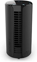 Vornado Atom 1 摆动塔风扇,小空气循环器 4 档速度,触摸控制,10 英寸(约 25.4 厘米),黑色 需配变压器