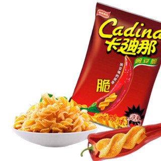 Cadina 卡迪那 豌豆脆组合装 4口味 52g*8袋（原味52g*2袋+酷辣味52g*2袋+水煮鱼52g*2袋+双酷辣52g*2袋）