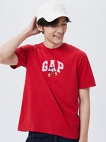 Gap 盖璞 男装|Gap x Disney迪士尼系列 徽标LOGO纯棉短袖T恤