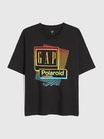 Gap 盖璞 男女同款|Gap x Polaroid系列 亲肤系列 徽标LOGO短袖T恤情侣装