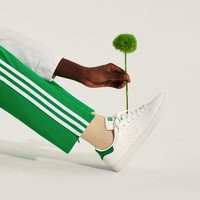 adidas 阿迪达斯 Stan Smith 环保款再生材料绿尾休闲鞋尺码偏大