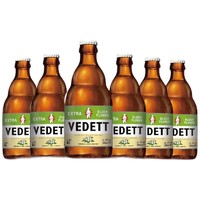 VEDETT 白熊 接骨木花精酿啤酒 比利时原瓶进口 330mL 6瓶 临期