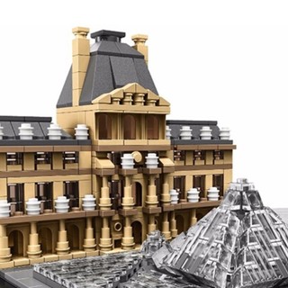 LEGO 乐高 Architecture建筑系列 21024 法国卢浮宫
