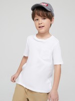 Gap 盖璞 男童|简约风格纯色圆领短袖T恤